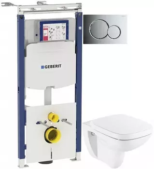 Комплект подвесной унитаз Roca Debba 346997000 + ZRU9302826 + система инсталляции Geberit 111.362.00.5 + 115.770.21.5