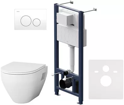 Комплект подвесной унитаз + система инсталляции Am.Pm Spirit 2.0 Pro L IS49001.701738
