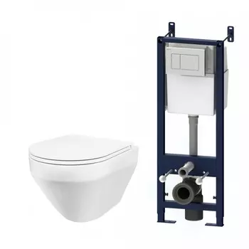 Комплект подвесной унитаз + система инсталляции Am.Pm Spirit IS301.701700