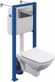 Комплект подвесной унитаз + система инсталляции Cersanit Carina A64441