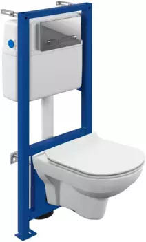 Комплект подвесной унитаз + система инсталляции Cersanit City A64121