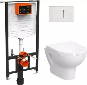 Комплект подвесной унитаз + система инсталляции VitrA Zentrum 9012B003-7206