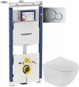 Комплект подвесной унитаз Teka Manacor 11.732.00.02 + система инсталляции Geberit 111.362.00.5 + 115.770.21.5