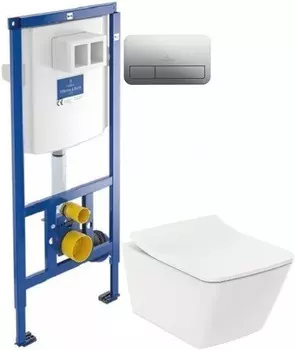 Комплект подвесной унитаз Toto SP CW532Y + TC512F + система инсталляции Villeroy &amp; Boch 92246100 + 92249061