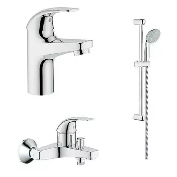 Комплект смесителей (3 в 1) Grohe BauCurve 122251