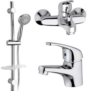 Комплект смесителей (3 в 1) Paini Creta 42CRKIT3