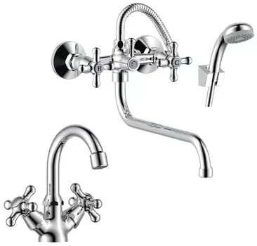 Комплект смесителей (3 в 1) Rossinka SET SET02-50