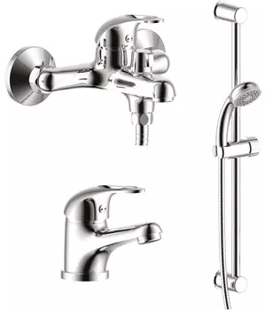 Комплект смесителей (3 в 1) Rossinka SET SET35-80