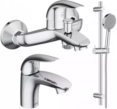 Комплект смесителей Damixa Palace Bit 311000000 + 310210000 + 918100000