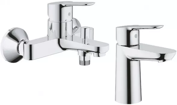 Комплект смесителей Grohe BauEdge 23334000 + 23330000