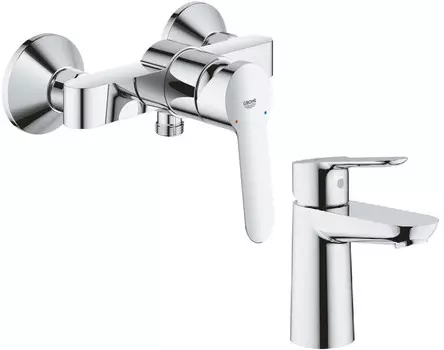 Комплект смесителей Grohe BauEdge 23636000 + 23330000
