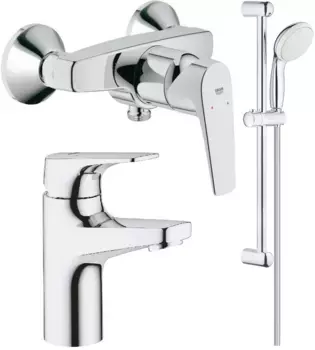 Комплект смесителей Grohe BauFlow 23755000 + 23752000 + 27853001