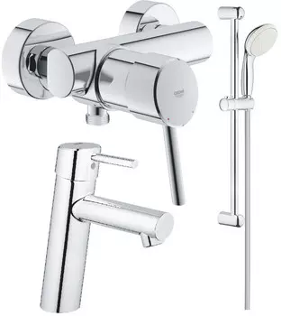 Комплект смесителей Grohe Concetto 32210001 + 23451001 + 27924001