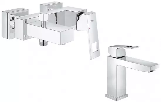 Комплект смесителей Grohe Eurocube 23140000 + 23446000