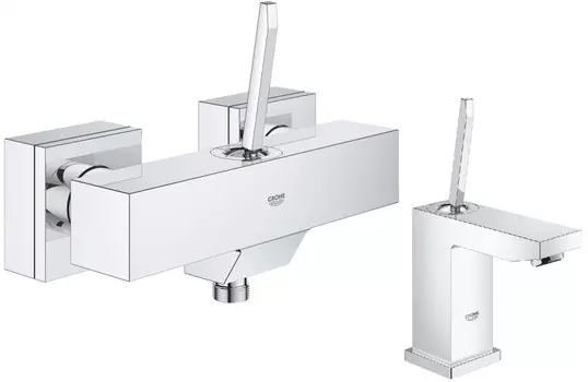 Комплект смесителей Grohe Eurocube Joy 23665000 + 23656000