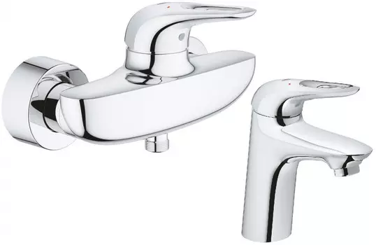 Комплект смесителей Grohe Eurostyle New 33590003 + 32468003