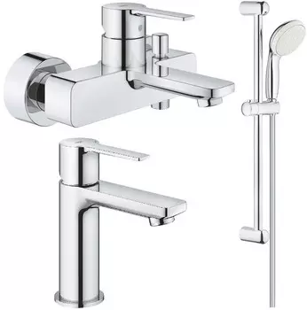 Комплект смесителей Grohe Lineare 33849001 + 23791001 + 27924001