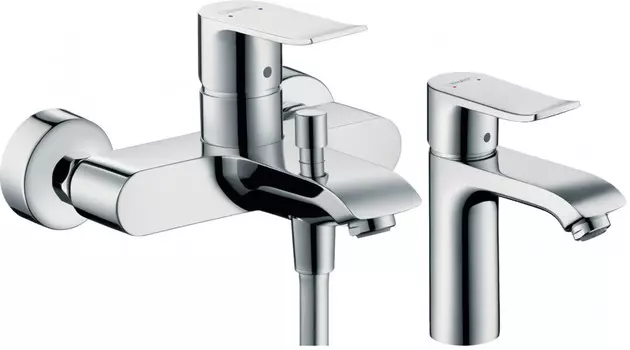 Комплект смесителей Hansgrohe Metris 31480000 + 31084000