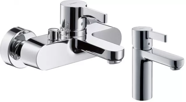 Комплект смесителей Hansgrohe Metris S 31460000 + 31068000