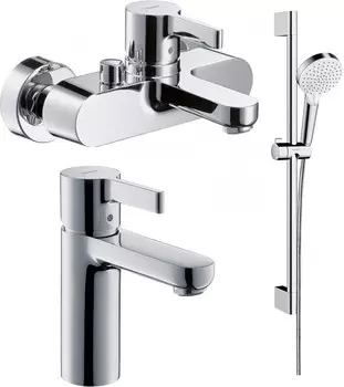 Комплект смесителей Hansgrohe Metris S 31460000 + 31068000 + 26532400