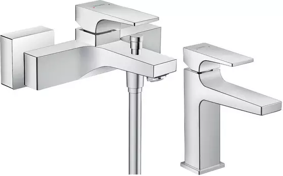 Комплект смесителей Hansgrohe Metropol 32540000 + 32507000