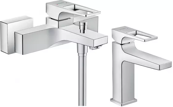 Комплект смесителей Hansgrohe Metropol 74540000 + 74507000