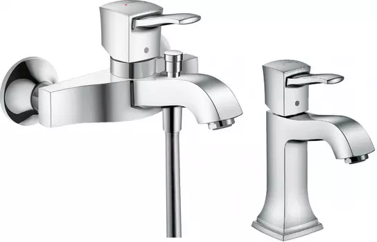 Комплект смесителей Hansgrohe Metropol Classic 31340000 + 31301000