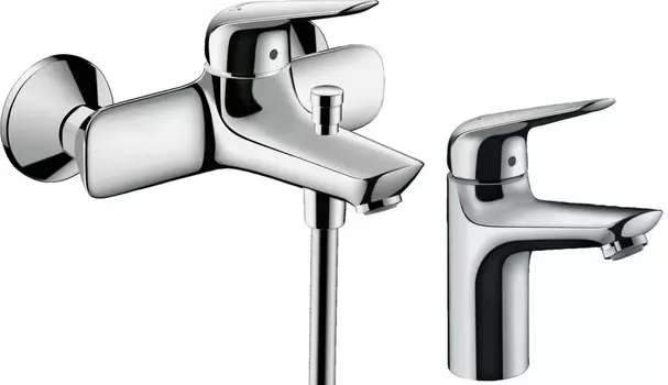 Комплект смесителей Hansgrohe Novus 71040000 + 71031000