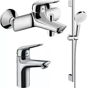 Комплект смесителей Hansgrohe Novus 71040000 + 71031000 + 26532400