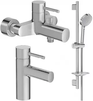 Комплект смесителей Jacob Delafon Cuff E45532-CP + E98298-CP + E99898RU-CP