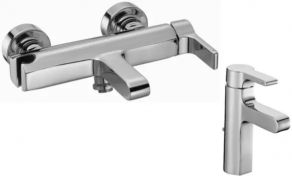 Комплект смесителей Jacob Delafon Singulier E10867-CP + E10860-CP