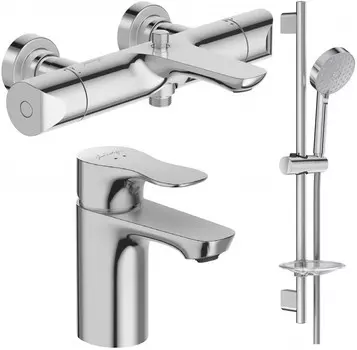 Комплект смесителей Jacob Delafon Villette E23721-CP + E23718-CP + E99898RU-CP
