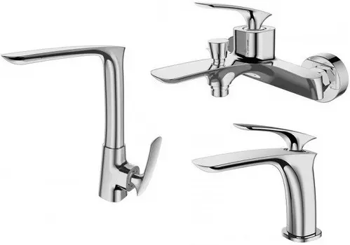 Комплект смесителей Tokito Fuji TOK-FUJ-1014 + TOK-FUJ-1011 + TOK-FUJ-1013