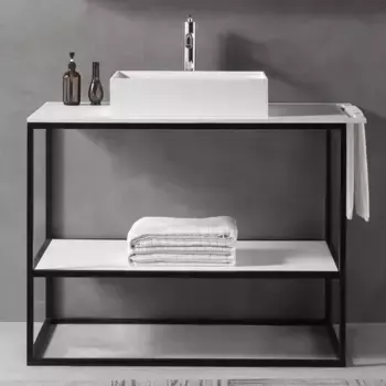 Консоль для раковины черный Abber Stein AS2631