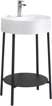 Консоль для раковины черный матовый Belux Эмилия Н 53 М 4810924264237