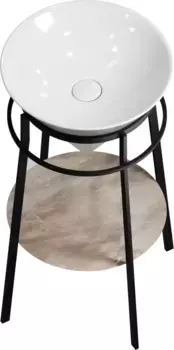 Консоль для раковины черный матовый Kerama Marazzi Cono CO.44\BLK.M