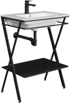 Консоль для раковины черный матовый Kerama Marazzi Piano Next PIA.N.65\BLK