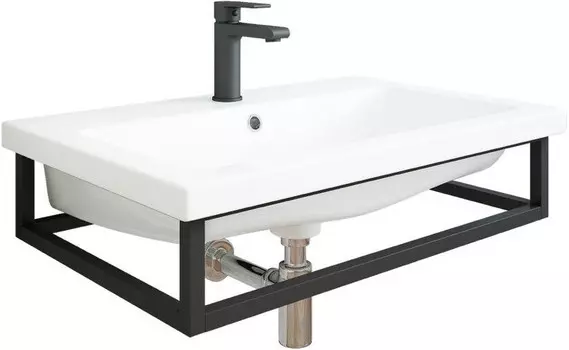 Консоль для раковины черный Sanflor Тайлер C16633