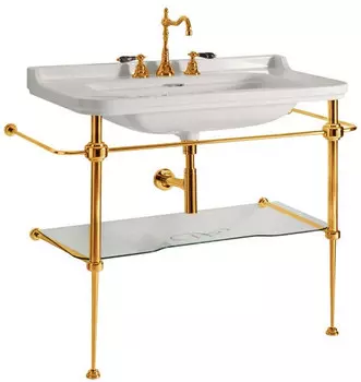 Консоль для раковины золото Kerasan Waldorf 9196K2oro