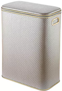 Корзина для белья малая, бежевый золото Geralis Punto PLG-M