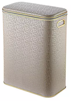 Корзина для белья стандартная, бежевый золото Geralis Flower FLG-B