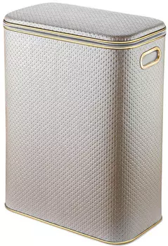 Корзина для белья стандартная, бежевый золото Geralis Punto PLG-B