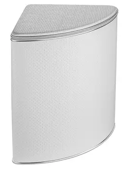 Корзина для белья угловая, белый хром Geralis Punto PWH-U