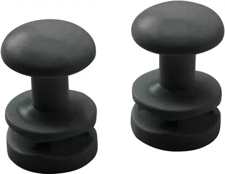 Крючок пара Atlantic 2012 002230 для полотенцесушителя, антрацит