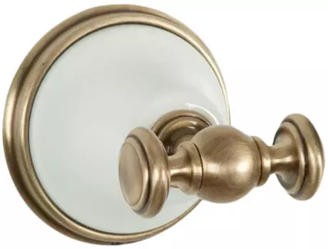 Крючок Tiffany World Harmony TWHA016bi/br для ванны, бронза/белый