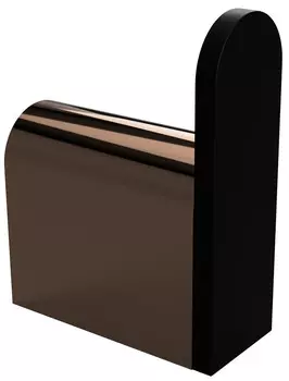 Крючок Bemeta Galla 108106020 для ванны, черный матовый/розовое золото