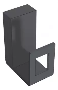 Крючок Boheme Q 10946-B для ванны, черный матовый