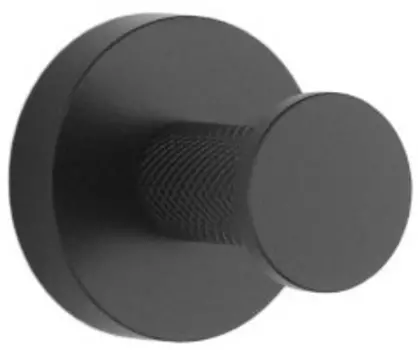 Крючок Boheme Uno 10976-B для ванны, черный матовый