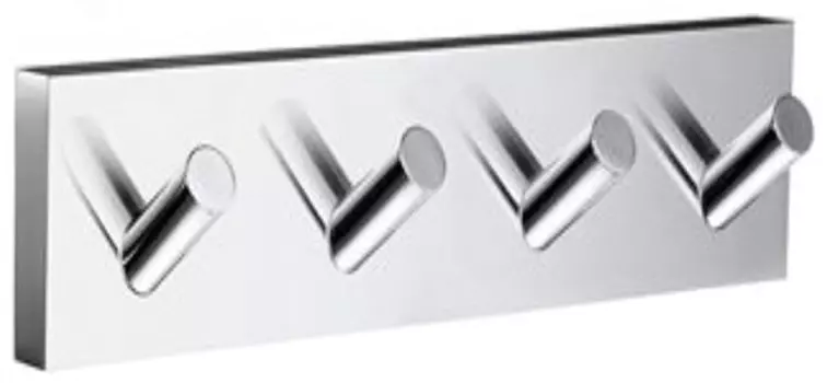 Планка с крючками IDDIS Edifice EDISB40I41 для ванны, хром