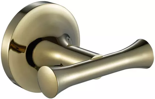 Крючок AltroBagno Corposo 081010 Or двойной, для ванны, золотой